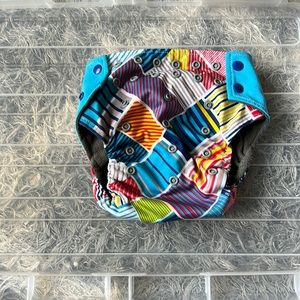 Fancy  reusable, washable diapers with inside pocket